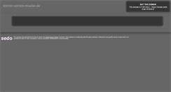 Desktop Screenshot of klavier-service-mueller.de