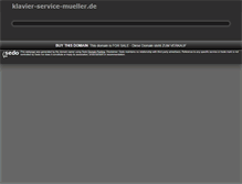 Tablet Screenshot of klavier-service-mueller.de